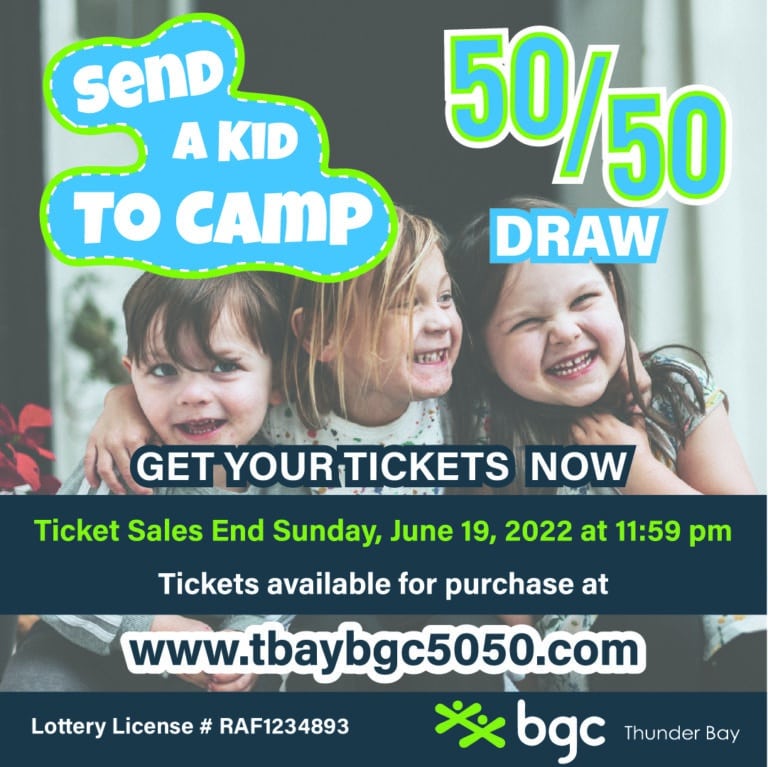 Send a Kid to Camp 50/50 draw