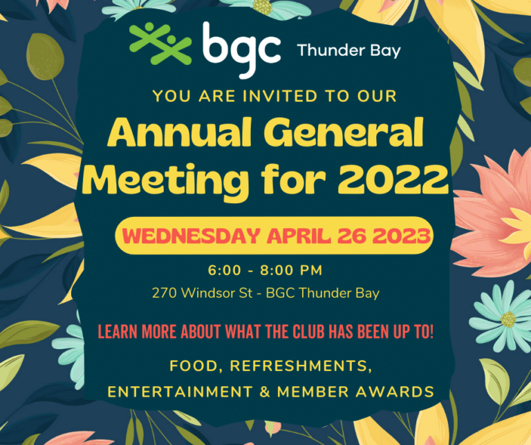 Join us for our General Annual Meeting